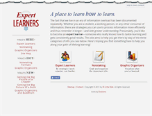 Tablet Screenshot of expertlearners.com